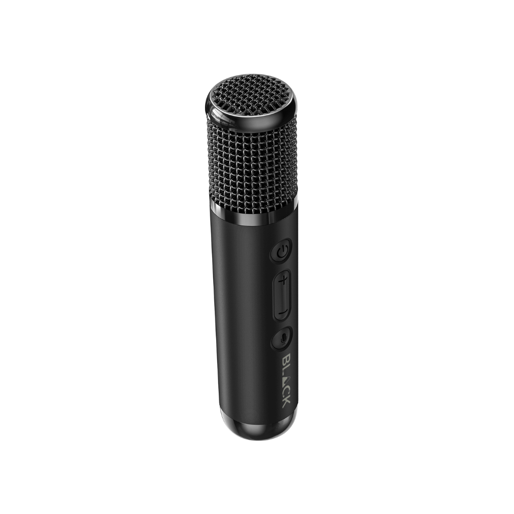 BLACK BassBoom Wireless Bluetooth Microphone BLACK BassBoom Wireless Bluetooth Microphone